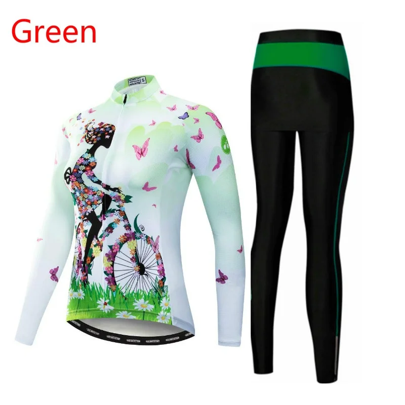 

Женский велосипедный комплект из Джерси с длинным рукавом, одежда для горных велосипедов, одежда для велоспорта, Мужская велосипедная одеж...