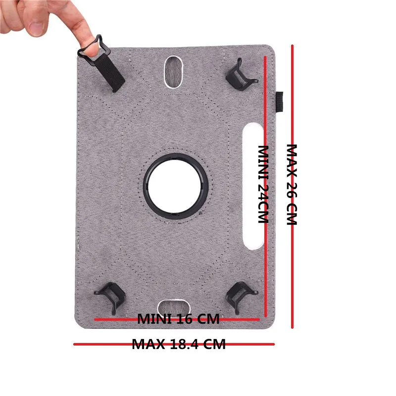 

Free Screen Protector for BQ Aquaris M10 Ubuntu Edition 10.1" inch Tablet Universal Cover Rotating Case