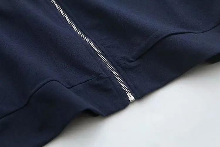 Повседневные толстовки размера плюс осень 2019 женские модные свободные с