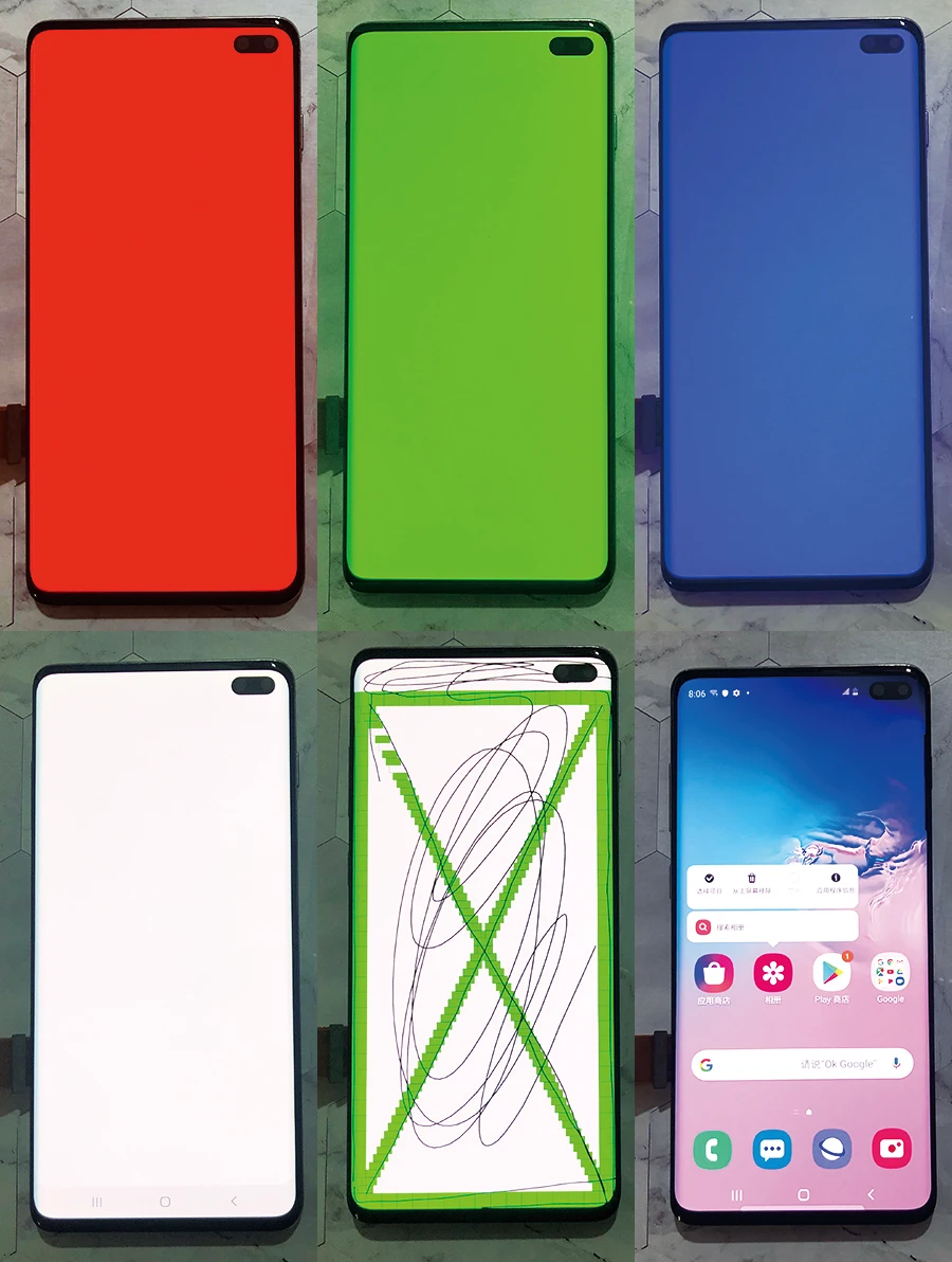 ЖК-дисплей 3040x1440 AMOLED 6 4 дюйма S10 PLUS для SAMSUNG Galaxy + SM G9750 G975F сменный сенсорный экран с
