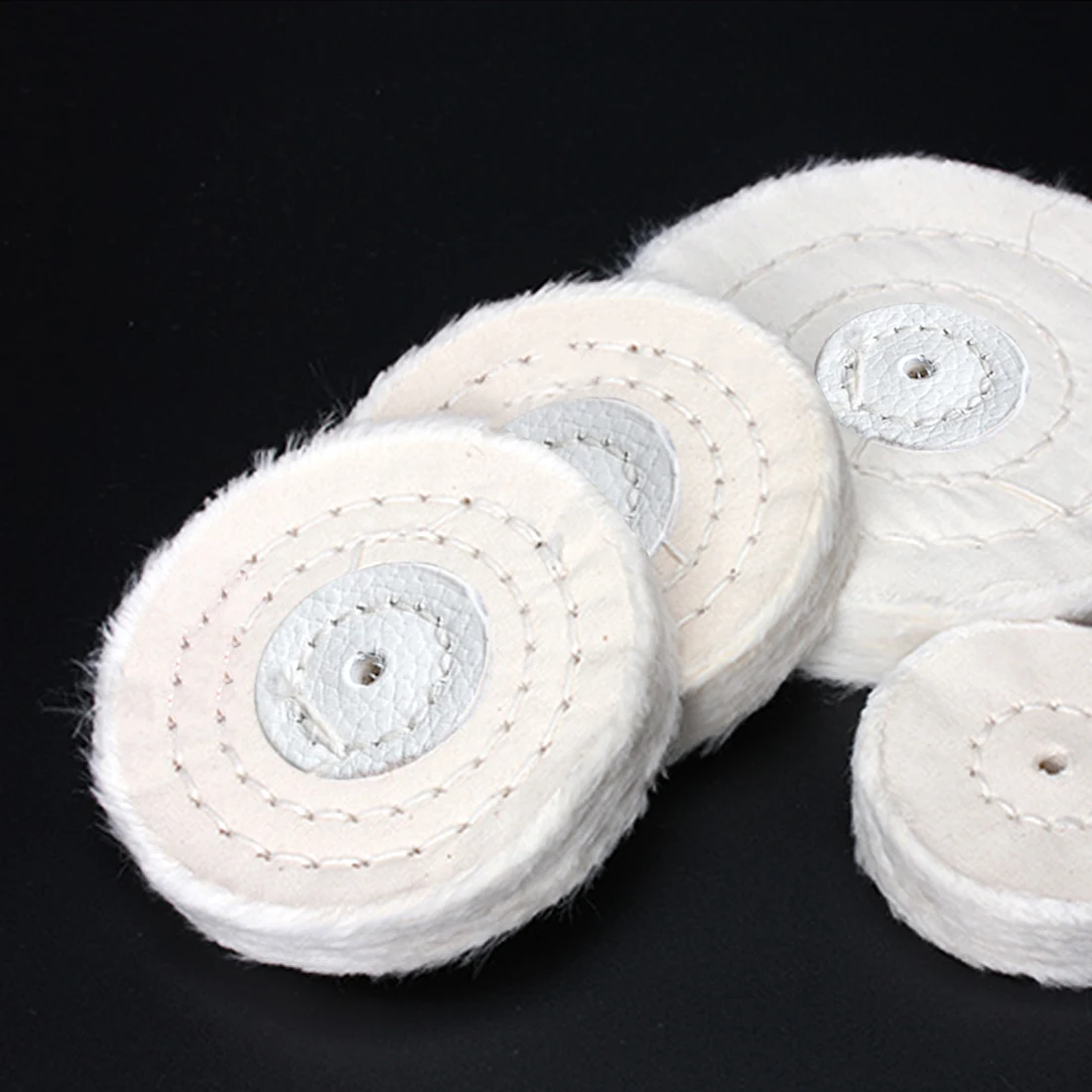 

2"-12" Grinding Wheel Polishing Buffing Wheel Cotton Lint Cloth Buffing Wheel Gold Silver Jewelry Mirror Abrasive Pad Tool