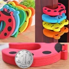 Заглушка для двери с милыми животными, защита для безопасности детей и новорожденных, защита на палец