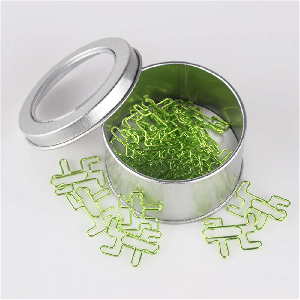 20 шт. милые кавайные зеленые человеческие формы офисные и школьные указательные