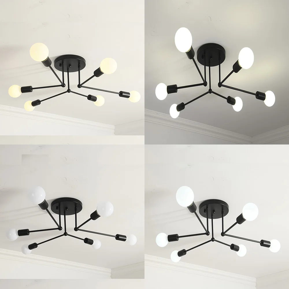 

Stable quality led ceiling lamp with 4 head/6 head/8 head ceiling lighting living room hanging lights