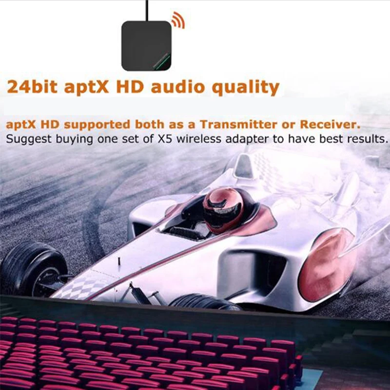 Bluetooth 5.0 Receiver Transmitter 2 in 1 Wireless AptX HD Audio 3.5mm AUX/SPDIF/Type-C Adapter for TV/PC | Компьютеры и офис