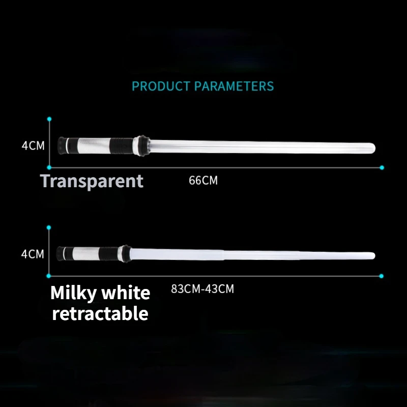 

(2Pcs) Star Wars Lightsaber Sensor Color Changing Laser Sword Colorful Glow Flashing Toys Hobbies Figures For children Gift