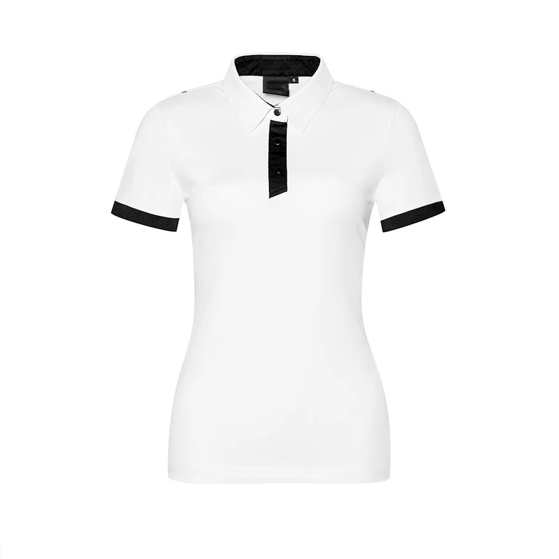 

2021 New Fashion Summer Women Polo Shirts Short Sleeve organic fiber Shirts Women Tops Women Tees Female Tops Solid Polo Shirts