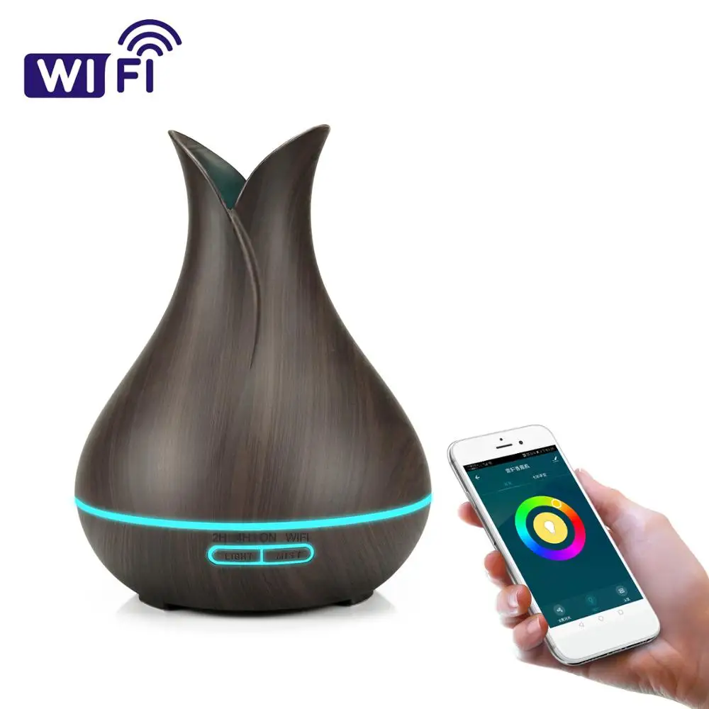 

New 400ml Air Humidifier with APP Remote Control Electric Aroma Essential Oil Diffuser Aromatherapy mist maker for home bedroom