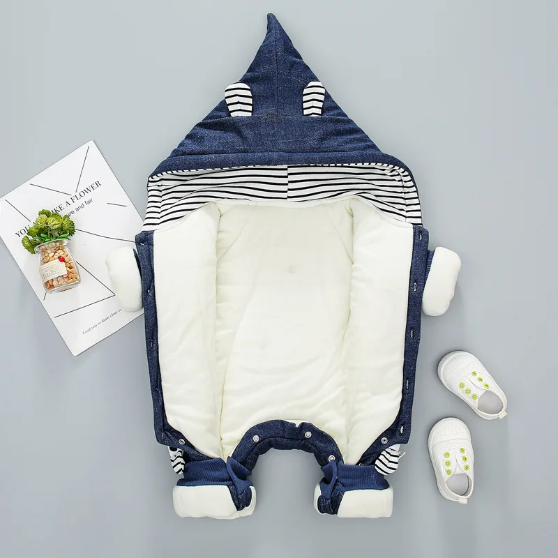 HYLKIDHUOSE/2019 зимние детские комбинезоны для новорожденных девочек и мальчиков