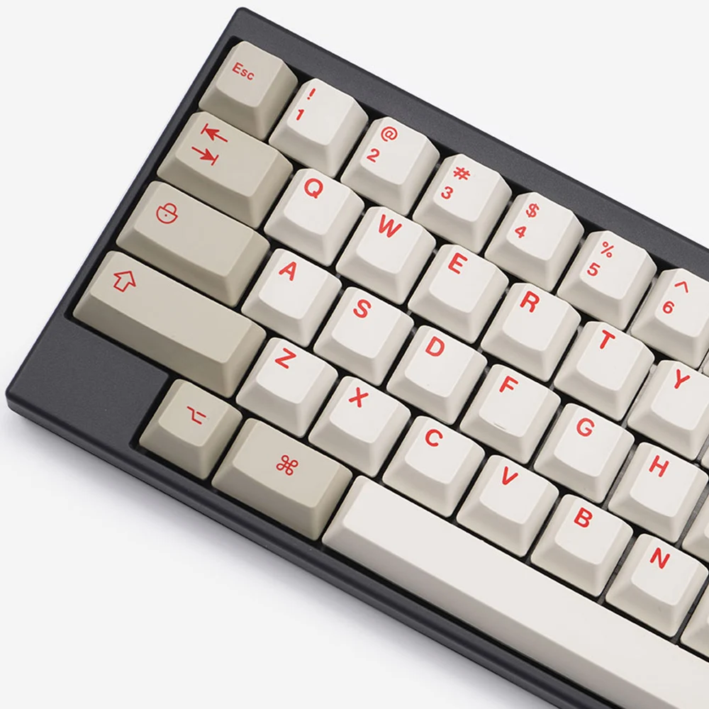60 клавиш PBT Key cap s для HHKB Cap acitive Keyboard серый белый красный цвет сублимационная