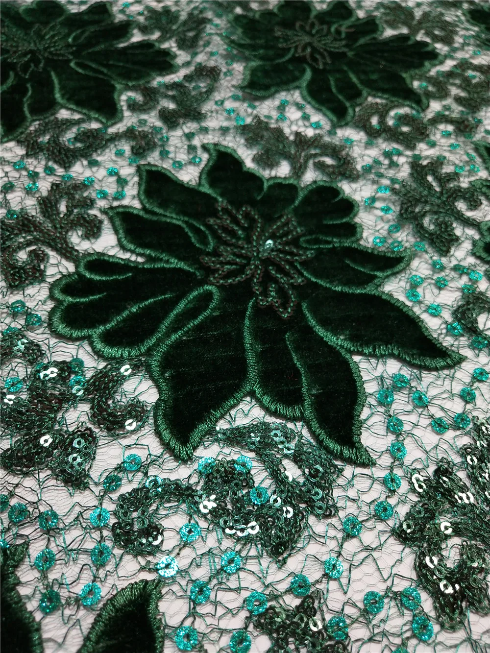 African lace fabric 5yds/pce linac velvet 3cm&5cm shiny sequins mesh fabrics women gorgeous luxury lagos party nigerian asoebi