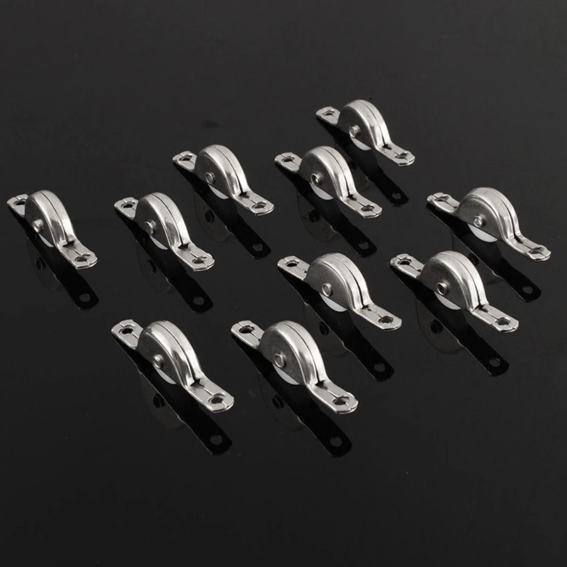 10pcs Door Window Cupboard Drawer Bin Single Nylon Sliding Roller Pulley Wheel Wardrobe Copper Runners |