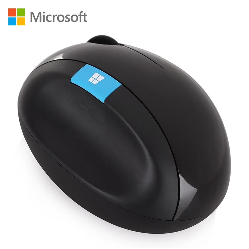 Microsoft лепить эргономичная Мышь Беспроводной 2 4 ГГц Blueshin эргономичный дизайн для