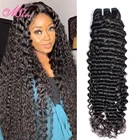 Mshere, пупряди глубоких волн, перуанские пучки волос, волнистые пряди человеческих волос, 30 дюймов, наращивание волос, пупряди человеческих волос Remy