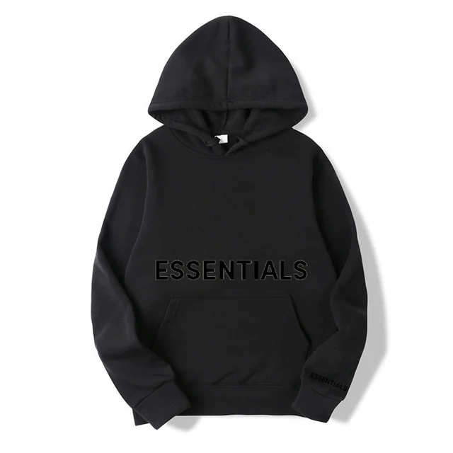 

2021 Fall/Winter Hoodie FOG ESSENTIAL Reflective Fleece Hoodie High Street Fashion Brand Clothing Pure Cotton Hip Hop Pullover