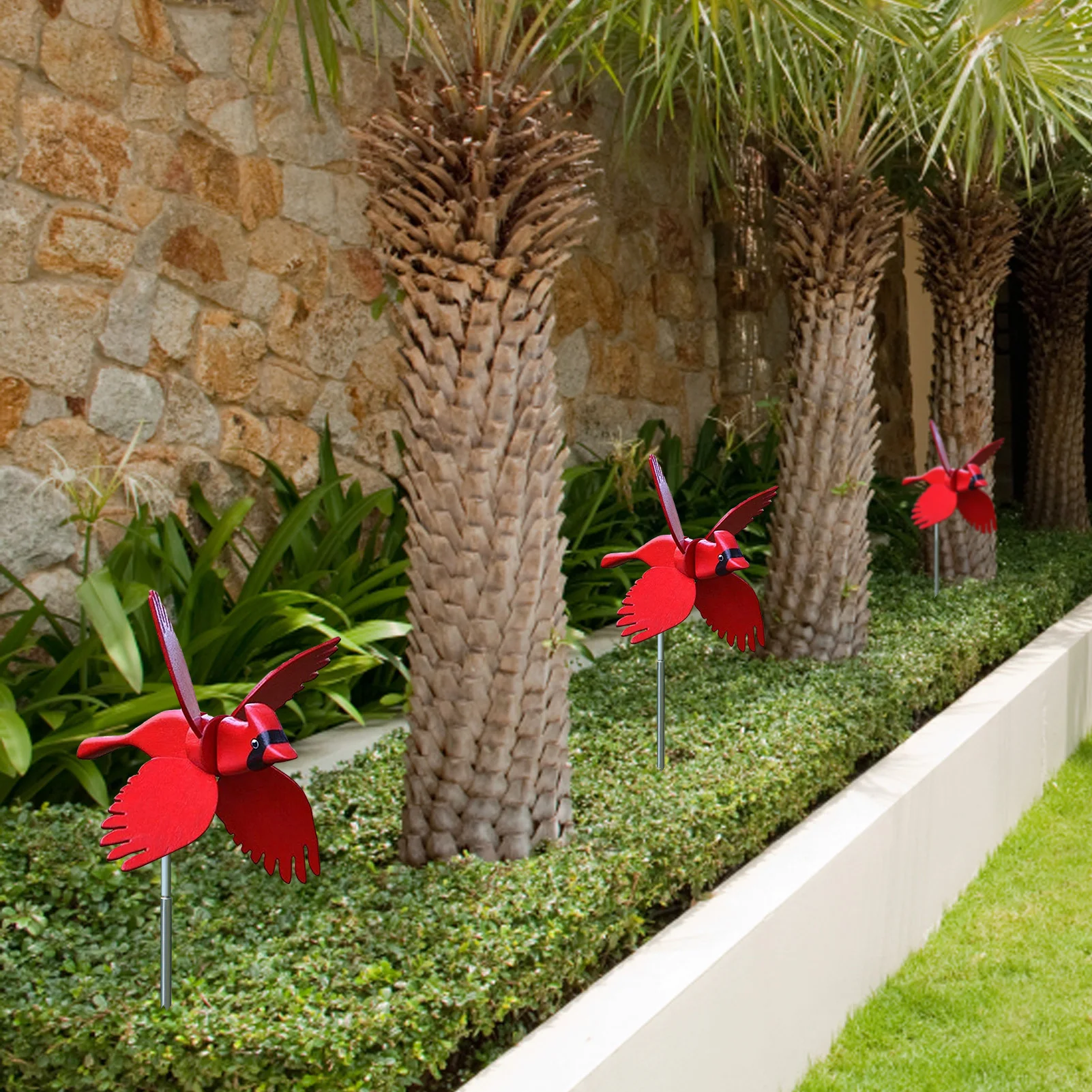 

Garden Decoration Bird Windmill Gyro Bird Windmill Lawn Yard Decoration Wind Fine-tuning Creative Housewarming Gift