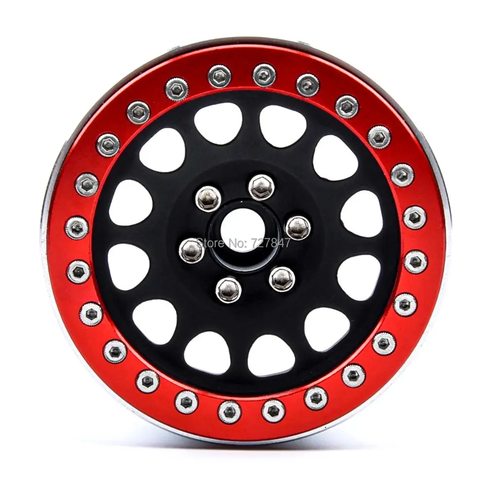NEW 2.2" Alloy Beadlock Wheel Rim for 1/10 RC Car Axial Wraith 90018 TRX4 Climbing Parts | Игрушки и хобби