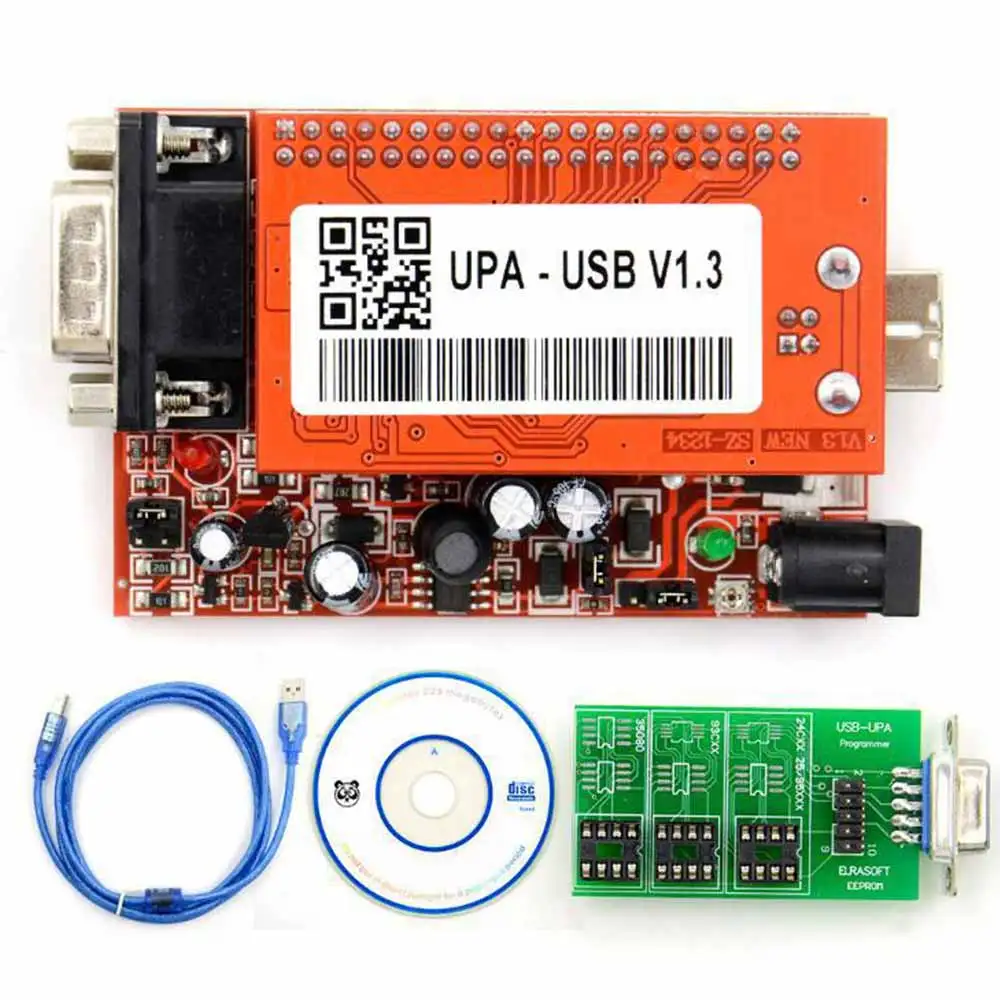 

Car UPA USB ECU Programmer Diagnostic Tool V1.3 with Full Adapter UPA USB Programmer Car Repair Tool for 2014 Version
