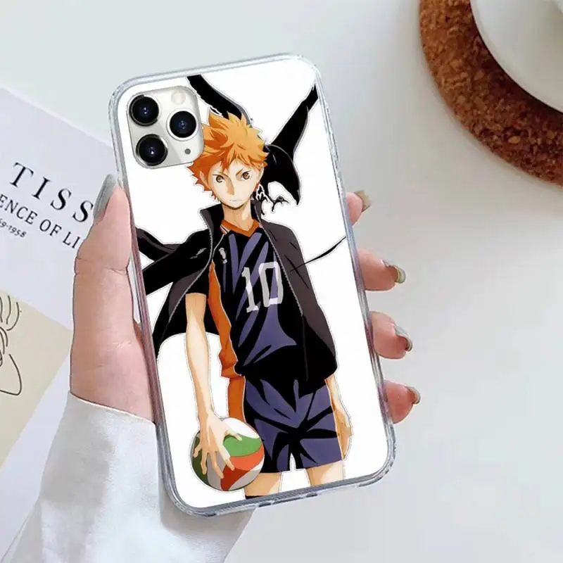 

Anime Haikyuu Love Volleyball Phone Case For iphone 12 5 5s 5c se 6 6s 7 8 plus x xs xr 11 pro max mini
