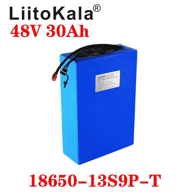 Литий ионный аккумулятор LiitoKala 48 В 30 А · ч 1000 Вт ч|Комплекты батарей| |