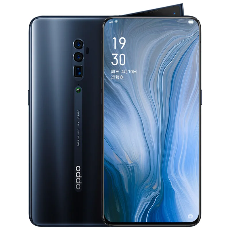Oppo Reno 10x zoom мобильный телефон 6," полный экран Поддержка NFC Snapdragon 855 Восьмиядерный 6 ГБ ОЗУ 128 Гб ПЗУ 4065 мАч отпечаток пальца ID