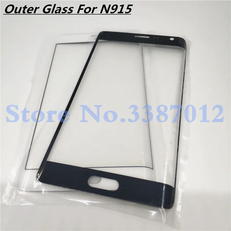 Переднее стекло экрана для samsung Galaxy Note Edge N915 N915A N915D N915F N915G N9150 сенсорный экран внешняя панель Запчасти