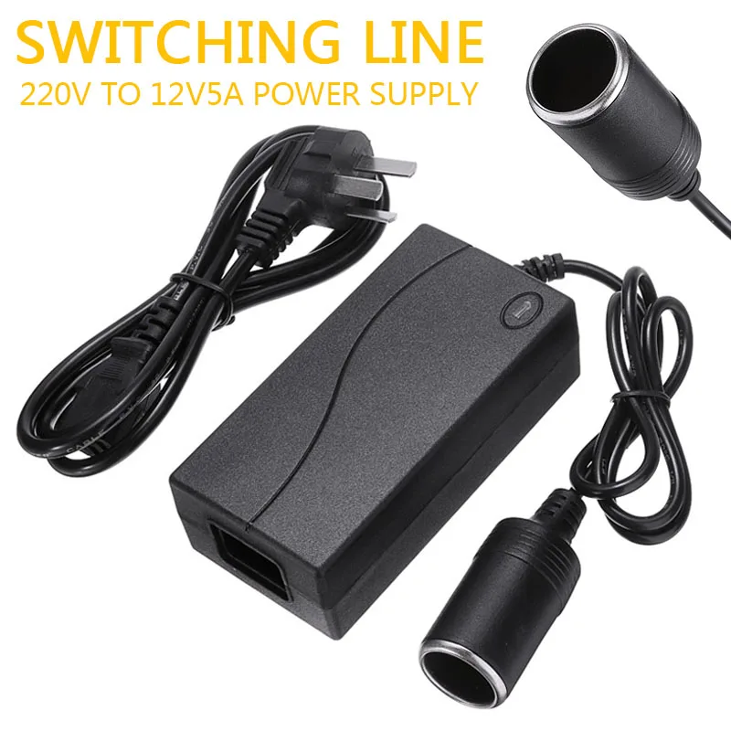 Новое поступление 1 предмет переменного тока 220V постоянного до DC12V 5A машинная