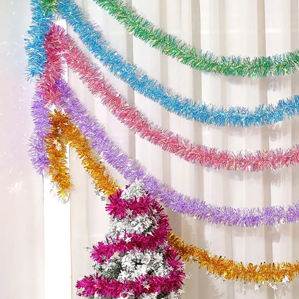 Рождественские украшения блестящий Рождественский венок декоративные наклейки