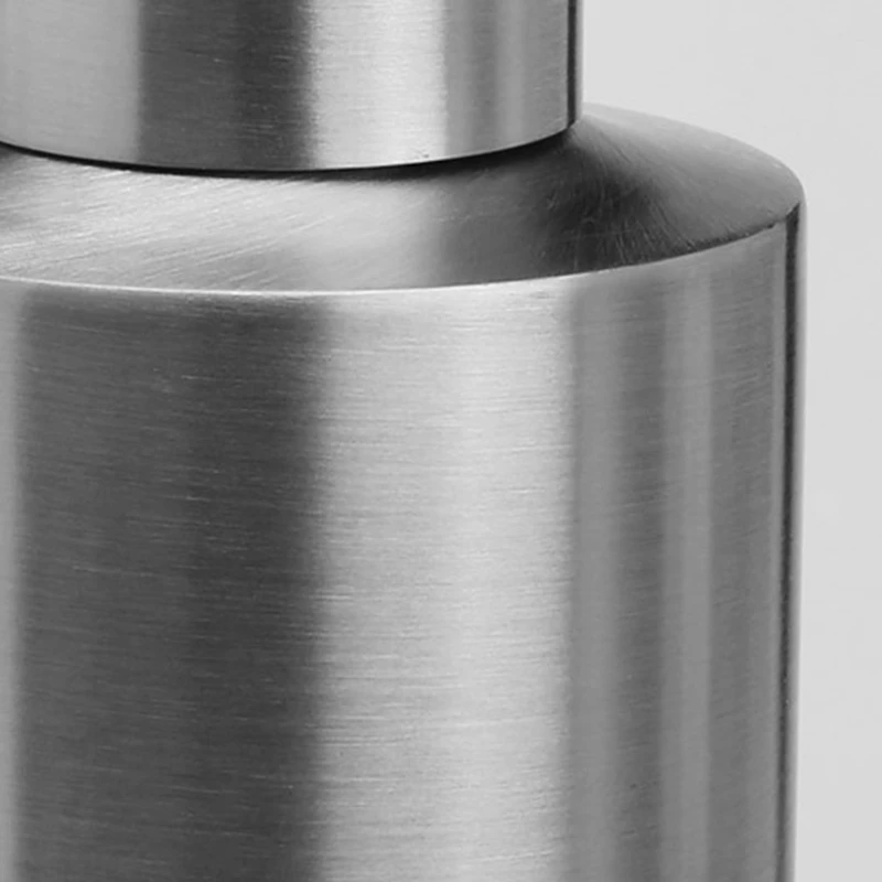 

Stainless Steel Pump Soap Lotion Dispenser Shampoo Liquid Bottle Foam Bathroom X7XA
