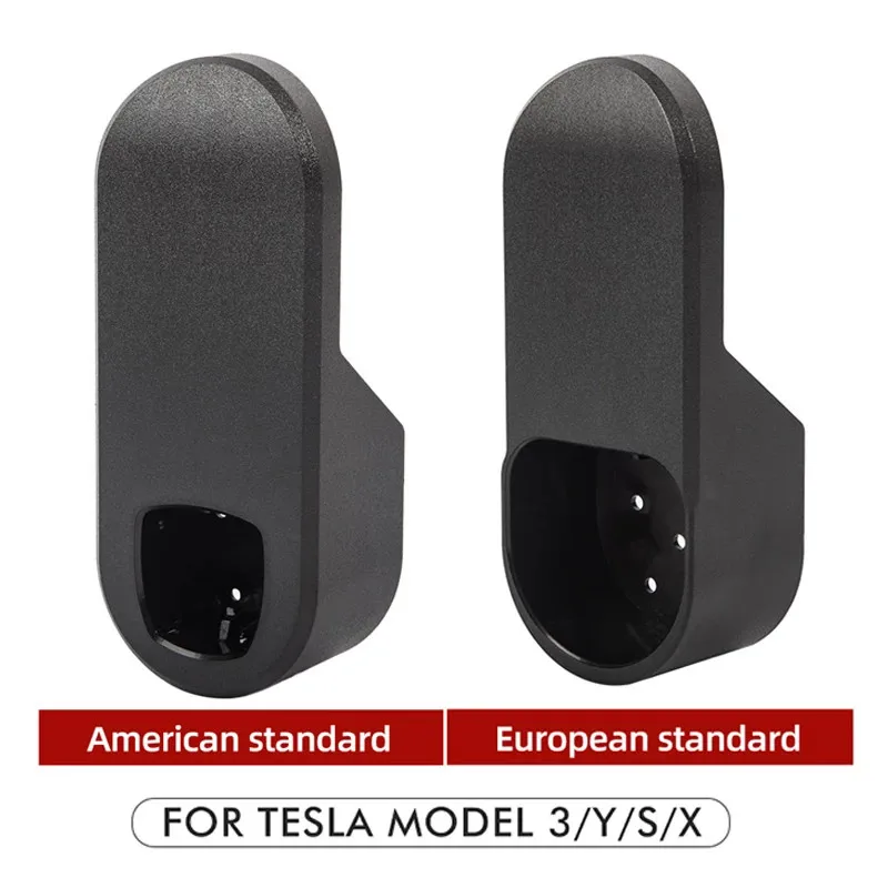 Дешево Аксессуары для Tesla Model 3 X S Y, автомобильный органайзер для зарядного кабеля, кронштейн, настенный разъем, держатель для зарядки