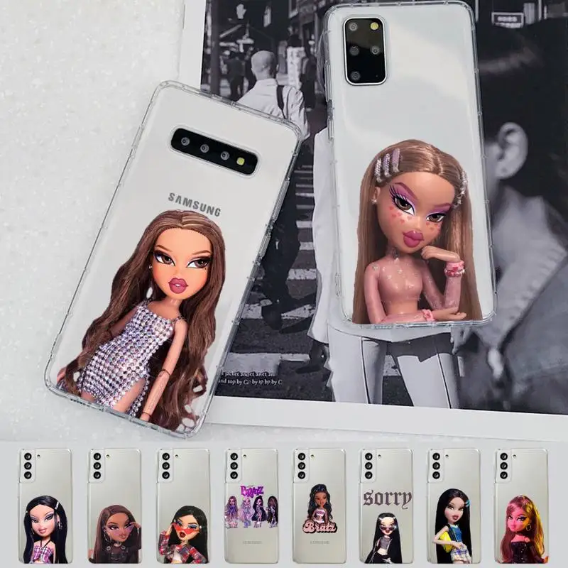 

Lovely Doll Bratz Phone Case For Samsung A 10 20 30 50s 70 51 52 71 4g 12 31 21 31 S 20 21 plus Ultra