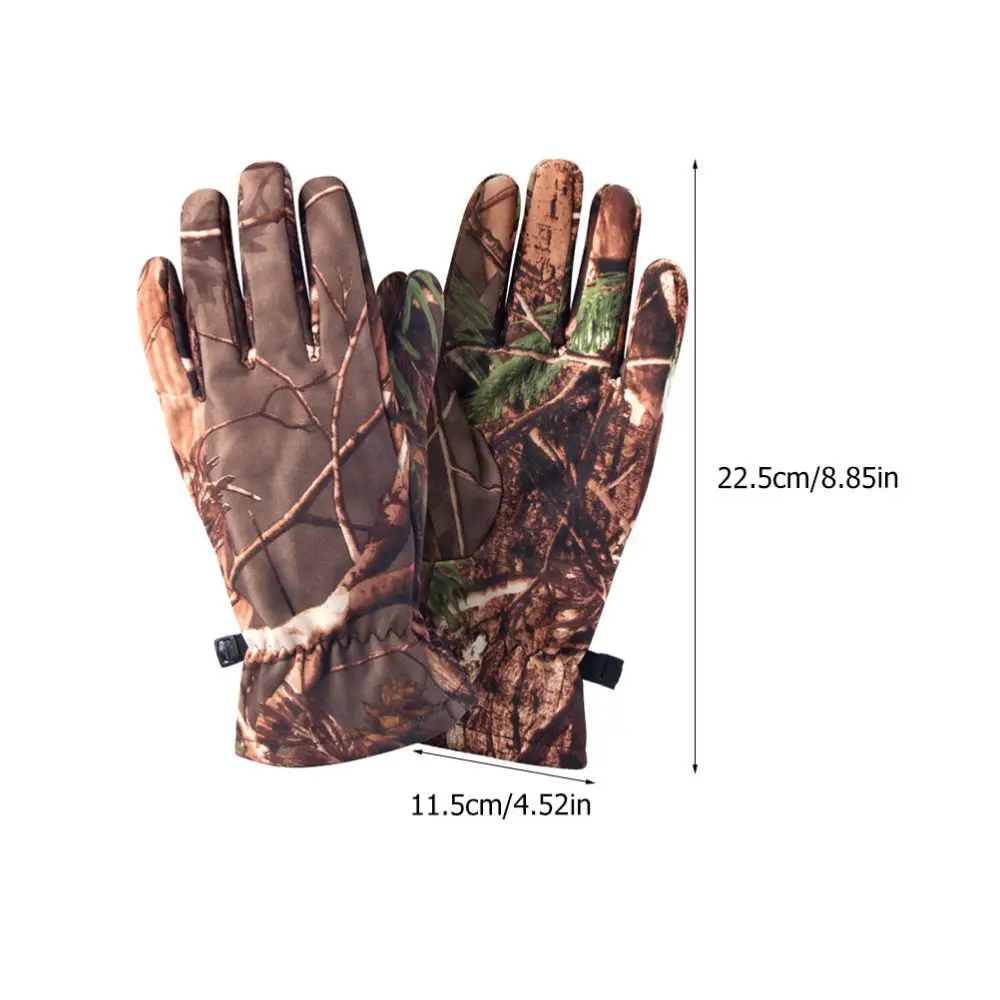

1 Pair of Camo Hunting Full Finger Outdoor Hunting Camouflage Gear