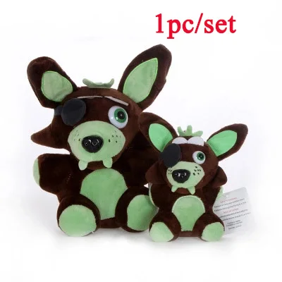 G 18/25Five Nights At Freddy's» «пять ночей у Фредди» с рисунком персонажей из игры «пять ночей в Фредди» плюшевые игрушки и куклы из мультфильма медведь Фредди фазбер Фокси» из мультфильма для мальчика, Бонни и Чика мягкие игрушечных пластиковых экшн фигурок Детский подарок - Цвет: G