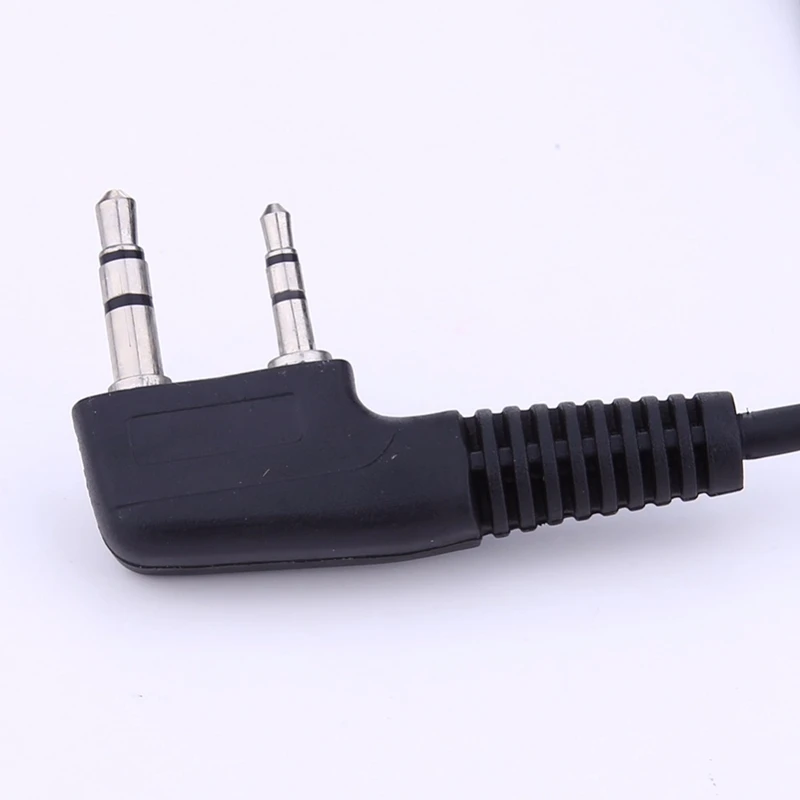 

for BAOFENG UV5R/KENWOOD/HYTPTT MIC 1M Ear Hook Walkie Talkie Earbud Earphone