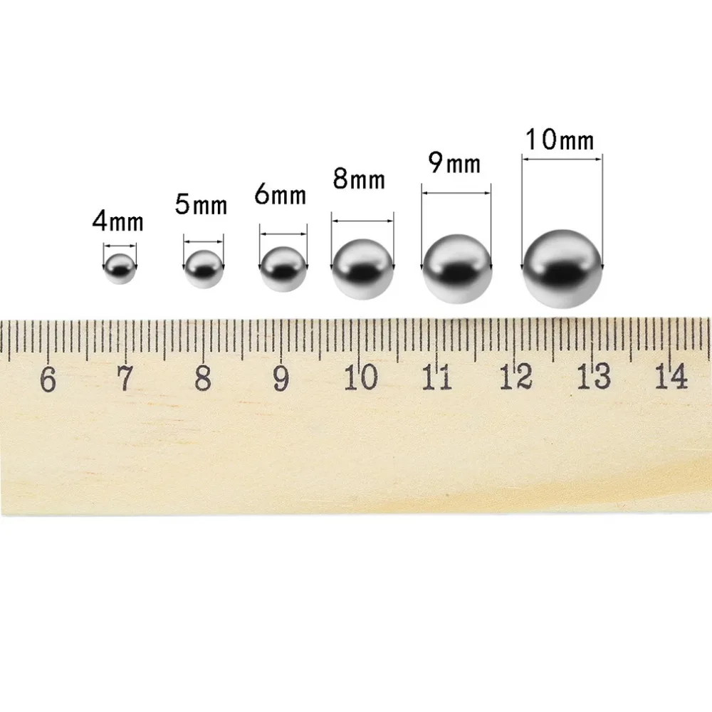 

2021 New 50pcs Durable Bicycle Stainless Steel Ball Replacement Parts 4mm 5mm 6mm 8mm 9mm 10mm Bike Bicycle Steel Ball Bearing