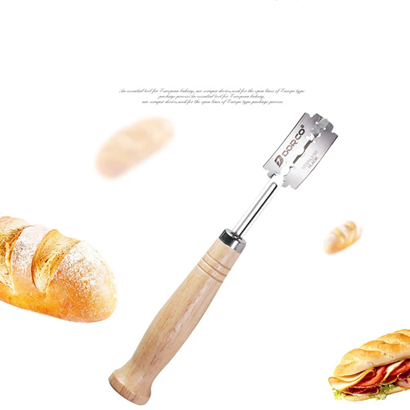 Хлеба фрезы с 4 шт. сменные лезвия для выпечки Ножи инструменты Западной багет