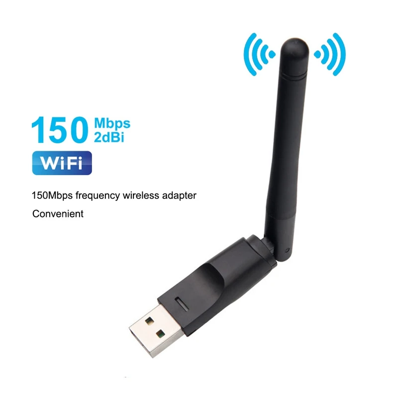 Cioswi WD 1508B мини ПК сетевая карта беспроводной 2 4G USB WiFi приемник адаптер 150 Мбит/с 2dbi