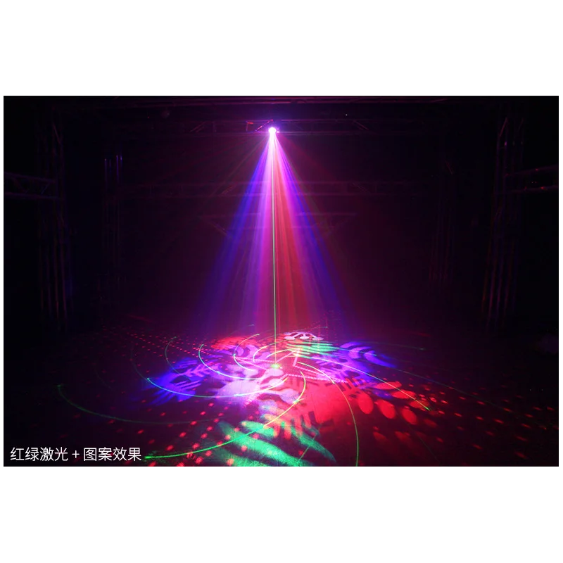 Лидер продаж светодиодный мини-светильник 4 в 1 с лазерным стробоскопом Эффект