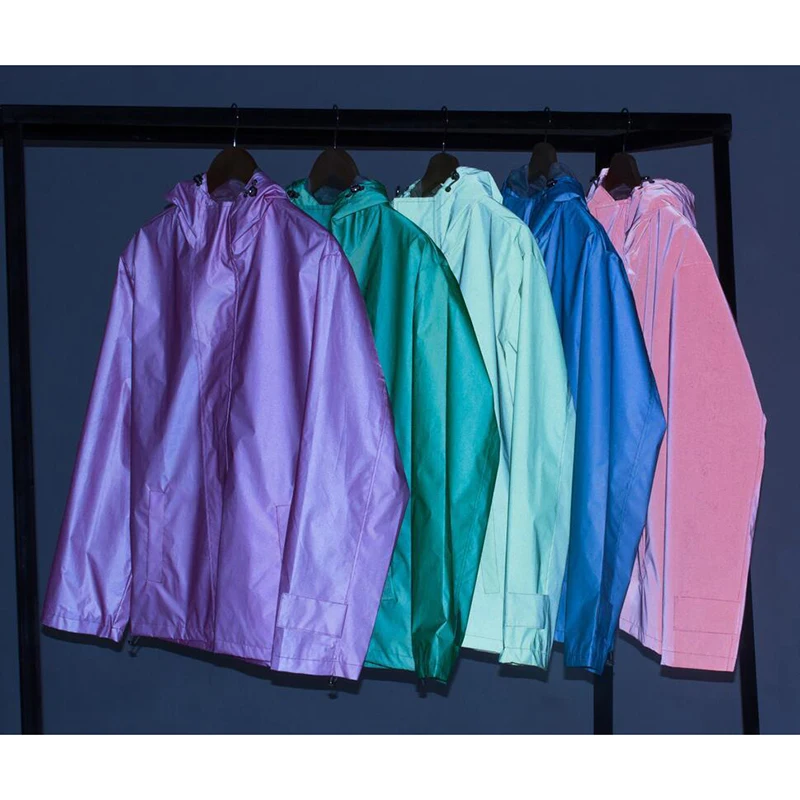 Светоотражающая мужская куртка-бомбер байкерская куртка мужские куртки с