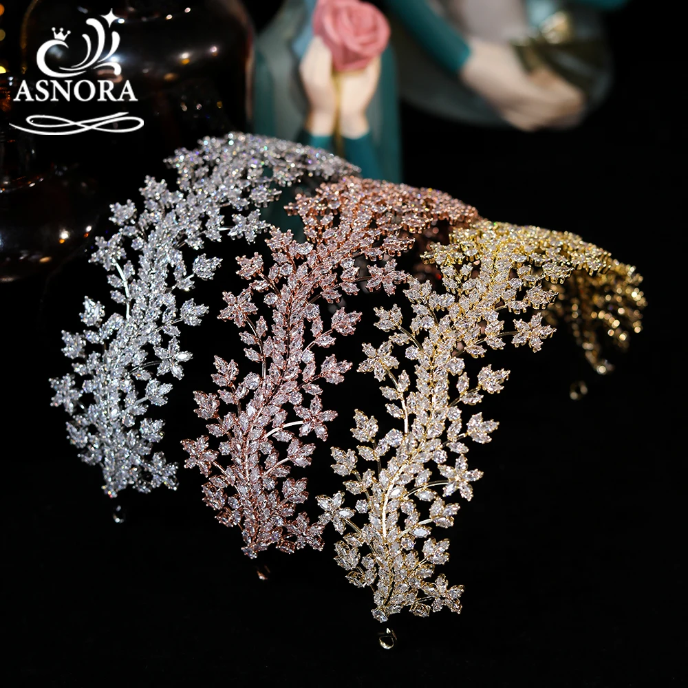 Корона для волос невесты корона с кристаллами 3а из циркония элегантный женский