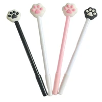 creative kawaii pink magic wand gel pen cute cat paw pen signature pen escolar papelaria school office supply promotional gift