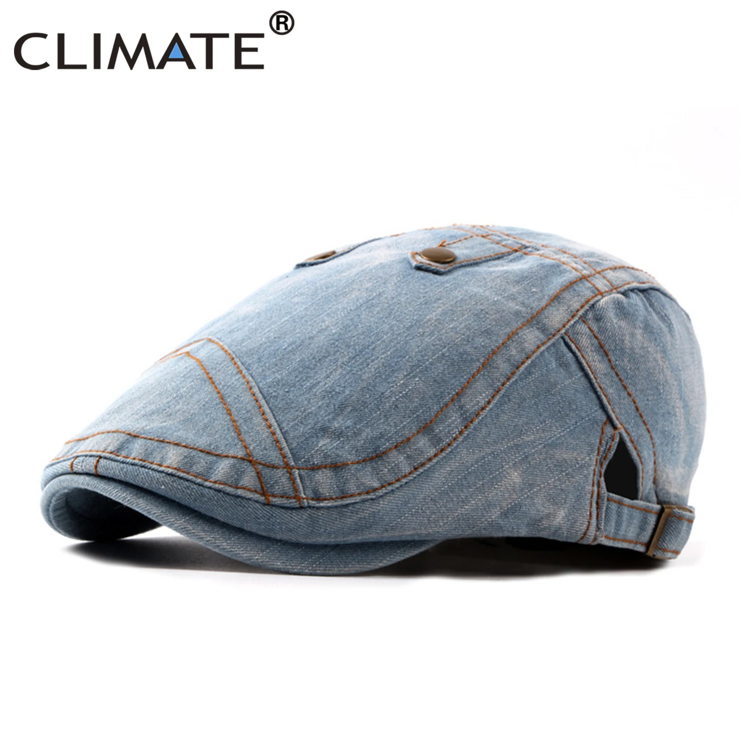Новинка Мужская джинсовая кепка на плоской подошве мужская Кепка берет для папы