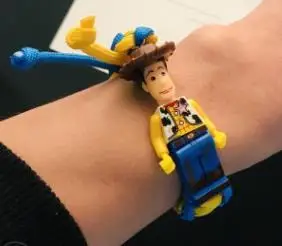 История игрушек 4 Buzz Lightyear woody aliens браслет Мстители Железный человек Капитан Америка строительный блок браслет Минифигурка Подарочная игрушка - Окраска металла: 12