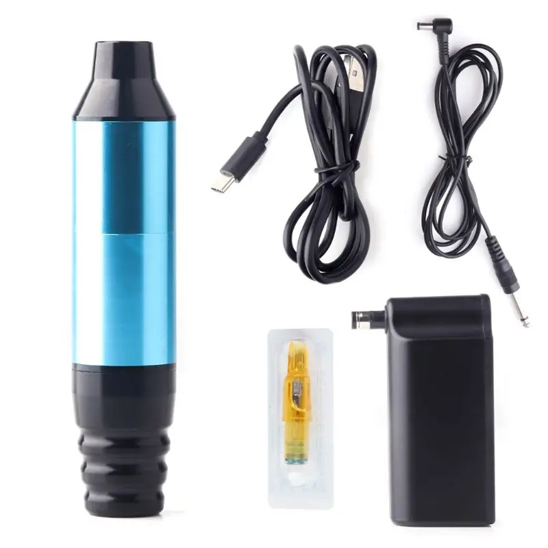 Беспроводной Перманентный макияж машина с иглы картриджи татуировки Miroblading