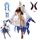 Хит продаж, костюм для косплея геншина, женское платье с париком ганью, полный комплект, униформа для Хэллоуина, костюм Gan Yu Surprise Gift