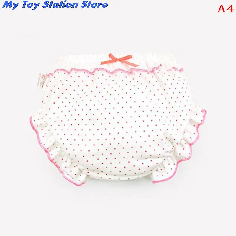 Горячая Распродажа милые трусики с оборками хлопковое нижнее белье в горошек для