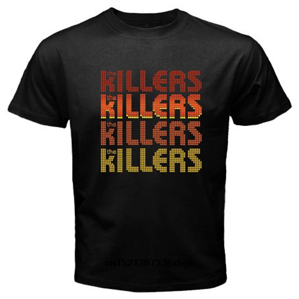 Новая Черная футболка с логотипом рок группы THE KILLERS Размеры s m l xl 2XL мужская