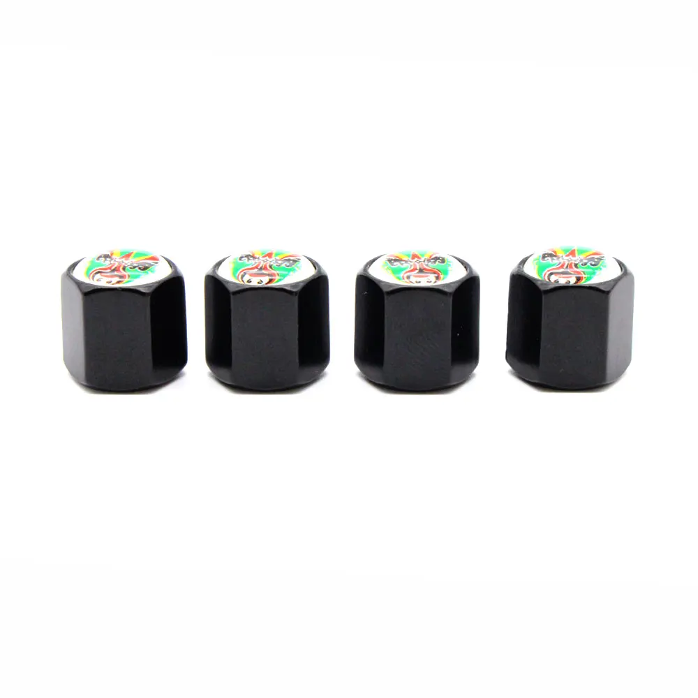 4 Pcs/Set Zinc Alloy Face Style Tire Valve Stem Cap Wheel Air Caps for Auto Cars | Автомобили и мотоциклы
