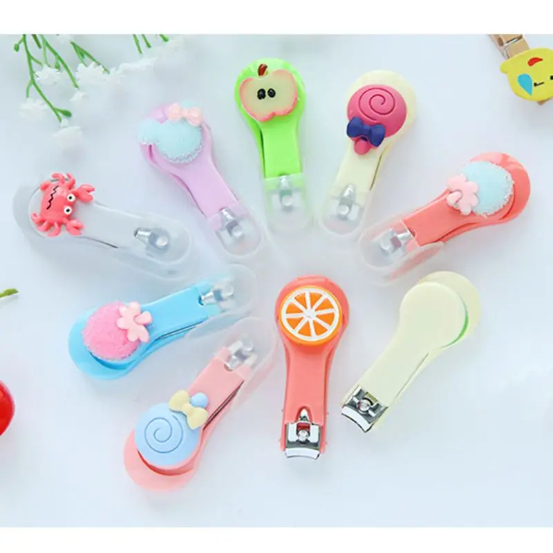 Милый мультфильм фруктовая форма нержавеющая сталь машинка для стрижки ногтей