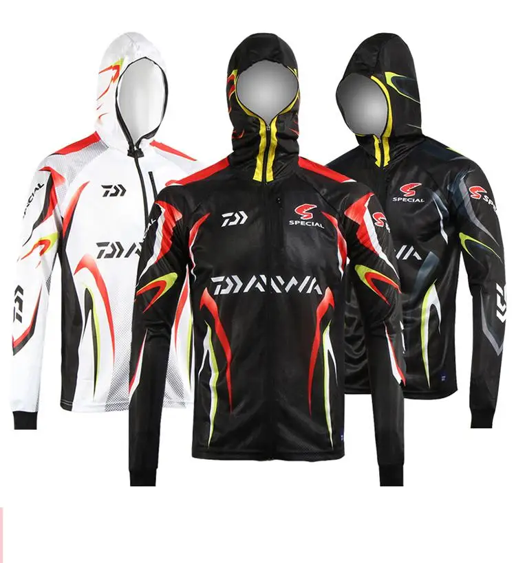 2020 мужские летние анти УФ Daiwa Рыболовные костюмы дышащая рыболовная рубашка с